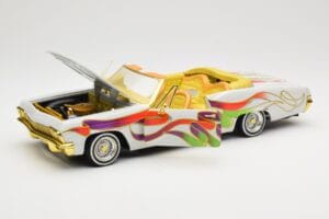 Chevrolet Impala Lowrider White Metallic Hot Wheels 1:18 27635 メタル - 画像 2/8