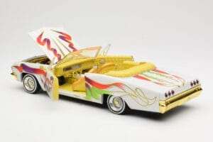 Chevrolet Impala Lowrider White Metallic Hot Wheels 1:18 27635 メタル - 画像 5/8