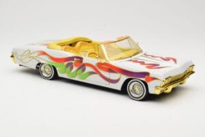 Chevrolet Impala Lowrider White Metallic Hot Wheels 1:18 27635 メタル - 画像 6/8