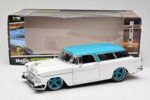 Chevrolet Nomad ホワイト Maisto 1:18 32613 メタル - 画像 8/8