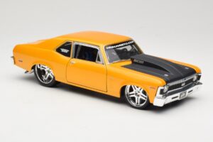 Chevrolet Nova SS ゴールド Maisto 1:18 31083 メタル - 画像 6/8