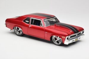 Chevrolet Nova SS Coupe レッド Maisto 1:18 31083-M1 メタル - 画像 6/8