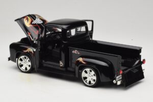 Chevrolet Old School Cody Project Truck & Chopper Set Joyride 1:18 33911 メタル - 画像 5/8