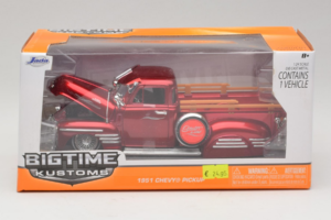 Chevrolet Pickup Bigtime Kustoms レッド Jada 1:24 96802 メタル
