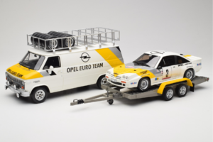 Opel Manta 400 Group B Rally Tour de Corse 1984 Chevrolet G30 サービスバン付き Otto 1:18 OT491 レジン
