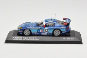 Chrysler Viper GTS-R #52 S. Belloc / F. Cochet / T. Treluyer 24 Hours of Le Mans 2002 Minichamps 1:43 499921452 メタル