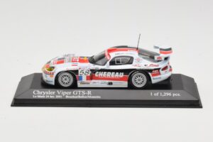 Dodge Viper GTS-R #58 C. Bouchut / Belloc / Monteiro Le Mans 24 Hours 2001 Minichamps 1:43 400011458 メタル
