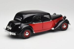 Citroen 15CV 6 Cyl ブラック & レッド Valmy Maisto 1:18 56009 メタル - 画像 3/8