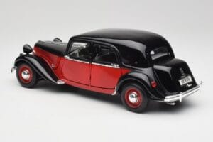 Citroen 15CV 6 Cyl ブラック & レッド Valmy Maisto 1:18 56009 メタル - 画像 7/8