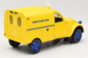 Citroen 2CV Fourgonnette Michelin Bibendum Norev 1:18 181502 メタル - 画像 2/6