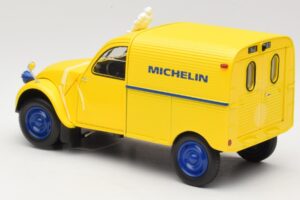 Citroen 2CV Fourgonnette Michelin Bibendum Norev 1:18 181502 メタル - 画像 5/6