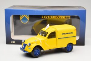 Citroen 2CV Fourgonnette Michelin Bibendum Norev 1:18 181502 メタル - 画像 6/6