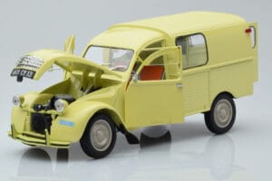 Citroen 2CV Furgonette AK350 パスティスイエロー Norev 1:18 181488 メタル - 画像 2/8
