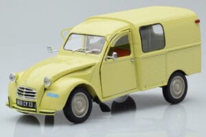 Citroen 2CV Furgonette AK350 パスティスイエロー Norev 1:18 181488 メタル
