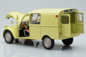 Citroen 2CV Furgonette AK350 パスティスイエロー Norev 1:18 181488 メタル - 画像 5/8