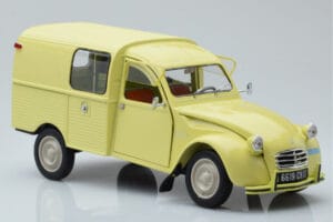 Citroen 2CV Furgonette AK350 パスティスイエロー Norev 1:18 181488 メタル - 画像 6/8