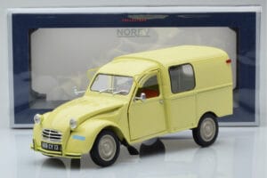 Citroen 2CV Furgonette AK350 パスティスイエロー Norev 1:18 181488 メタル - 画像 8/8
