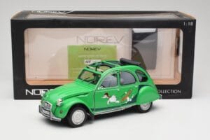 Citroen 2CV グリーン Norev 1:18 181513 メタル - 画像 8/8