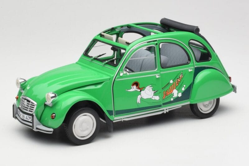 Citroen 2CV グリーン Norev 1:18 181513 メタル