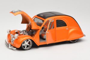 Citroen 2CV オレンジ Maisto 1:18 31321 メタル - 画像 2/8