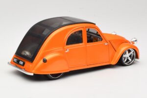 Citroen 2CV オレンジ Maisto 1:18 31321 メタル - 画像 3/8