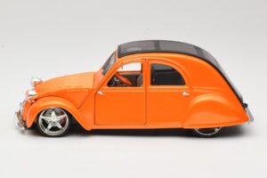 Citroen 2CV オレンジ Maisto 1:18 31321 メタル - 画像 4/8