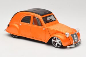 Citroen 2CV オレンジ Maisto 1:18 31321 メタル - 画像 6/8