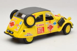 Citroen 2CV Rally イエロー Maisto 1:18 56032 メタル - 画像 2/6