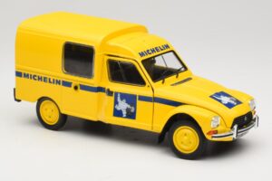 Citroen Acadiane Michelin イエロー Solido 1:18 S1800406 メタル - 画像 4/6