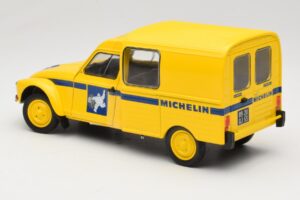 Citroen Acadiane Michelin イエロー Solido 1:18 S1800406 メタル - 画像 5/6