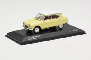 Citroen Ami 6 イエロー ホワイト Minichamps 1:43 400111661 メタル - 画像 2/4