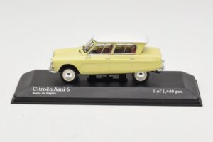 Citroen Ami 6 イエロー ホワイト Minichamps 1:43 400111661 メタル