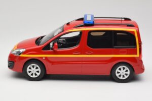 Citroen Berlingo II Pompiers レッド Norev 1:18 181641 メタル - 画像 3/6