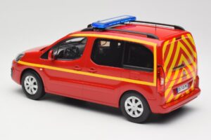 Citroen Berlingo II Pompiers レッド Norev 1:18 181641 メタル - 画像 5/6