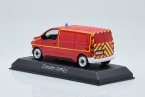 Citroen Jumpy Van Sapeurs Pompiers レッド Norev 1:43 155822 メタル - 画像 3/4