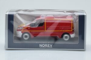 Citroen Jumpy Van Sapeurs Pompiers レッド Norev 1:43 155822 メタル - 画像 4/4
