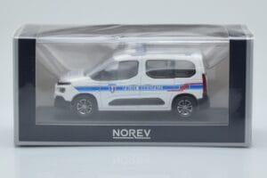 Citroen Berlingo Police Municipale v1 ホワイトブルー Norev 1:43 155767 メタル - 画像 4/4