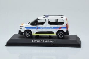 Citroen Berlingo Police Municipale v2 ホワイトブルー Norev 1:43 155768 メタル