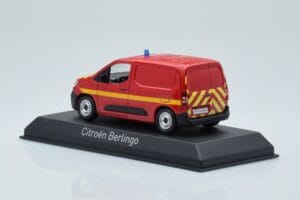 Citroen Berlingo Van Sapeurs Pompiers レッド Norev 1:43 155772 メタル - 画像 3/4