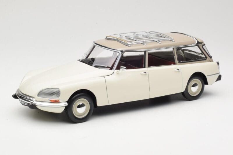 Citroen DS21 Break ホワイト Norev 1:18 181590 メタル