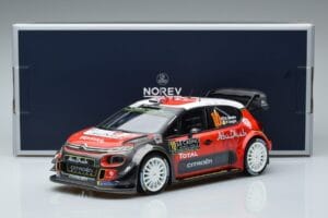 Citroen C3 WRC #10 K. Meeke / P. Nagle Rally Monte Carlo 2018 Norev 1:18 181636 メタル - 画像 6/6