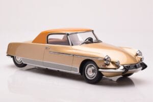 Citroen DS 19 Le Dandy ベージュとブラウン Norev 1:18 181741 メタル - 画像 4/6