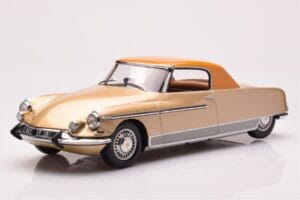 Citroen DS 19 Le Dandy ベージュとブラウン Norev 1:18 181741 メタル