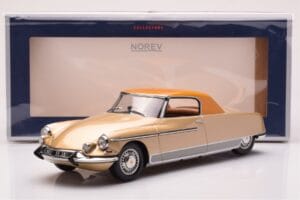 Citroen DS 19 Le Dandy ベージュとブラウン Norev 1:18 181741 メタル - 画像 6/6