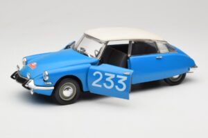 Citroen DS #233 Rally ブルー Solido 1:18 8034 メタル - 画像 2/8