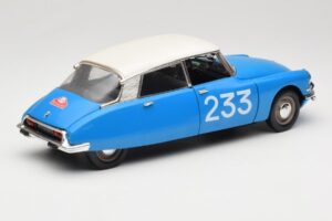 Citroen DS #233 Rally ブルー Solido 1:18 8034 メタル - 画像 3/8