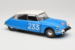 Citroen DS #233 Rally ブルー Solido 1:18 8034 メタル - 画像 6/8