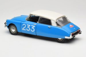 Citroen DS #233 Rally ブルー Solido 1:18 8034 メタル - 画像 7/8