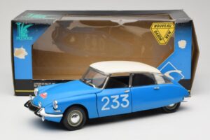 Citroen DS #233 Rally ブルー Solido 1:18 8034 メタル - 画像 8/8