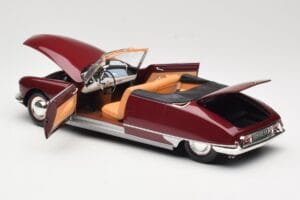 Citroen DS19 カブリオレ Bordeaux Norev 1:18 181561 メタル - 画像 5/8
